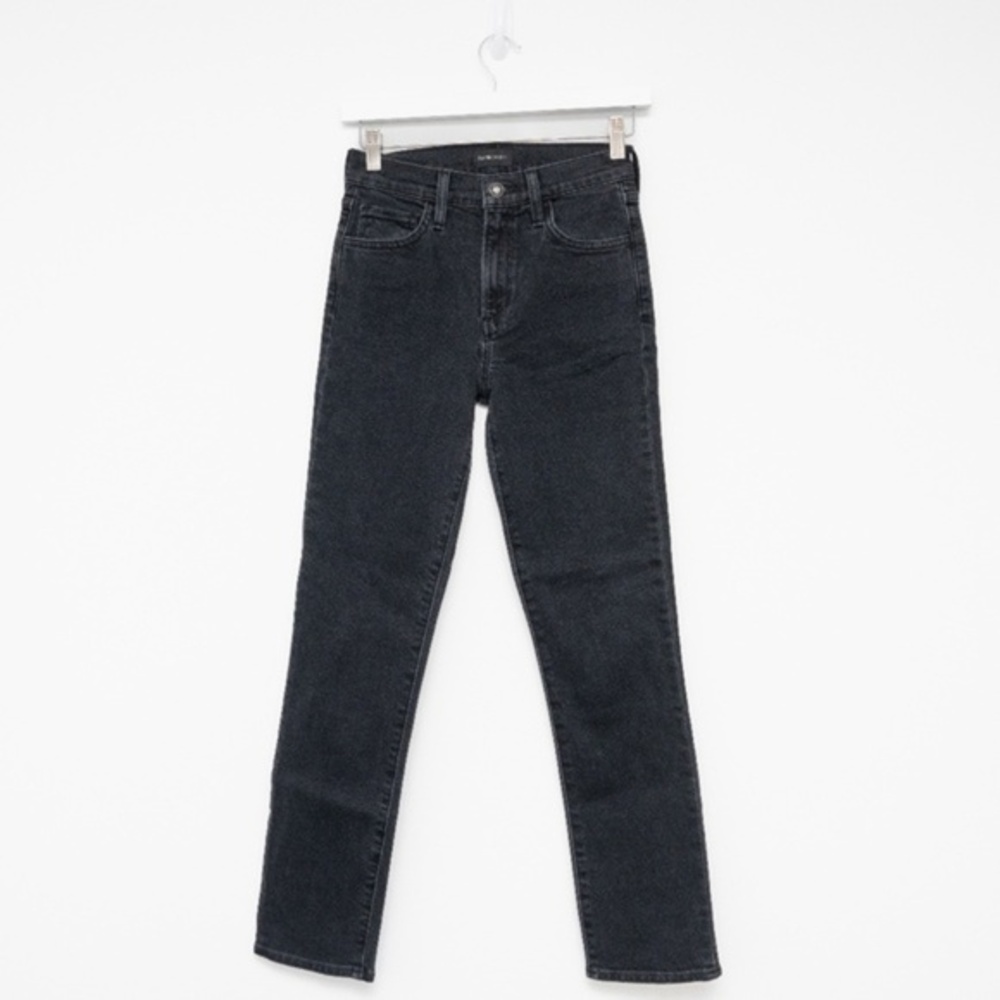 Favorite Daughter Black Straight Leg Jeans